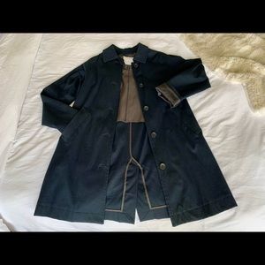 Everlane all-weather mac coat